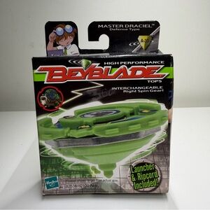 Vintage 2002 Hasbro Beyblade Master Draciel A-33 Defense New Box Damage